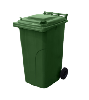 Conteneurs déchets et de recyclage, 120L , 2 Roues