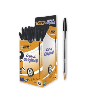 Stylo bille Bic cristal-noir(50)