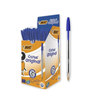 Stylo bille Bic cristal-bleu(50)