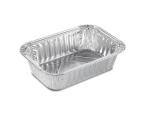 Barquette aluminium rectangulaire 440 ML