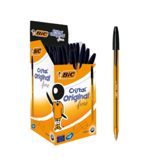 Stylo bille Bic cristal-noir(50)